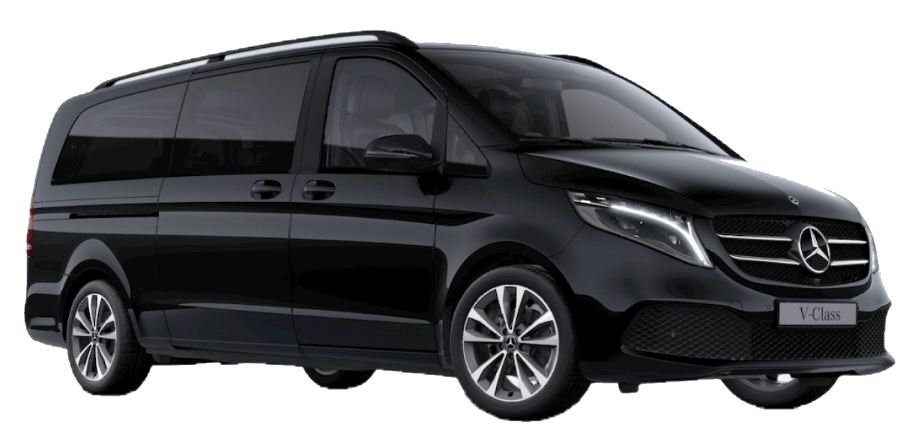 Sewa Mobil Mercedes V-Class dengan sopir supir pribadi di Bandara Schiphol Amsterdam dan Eropa